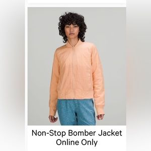 Lululemon Non-Stop Bomber Jacket Size 4 (retired color)